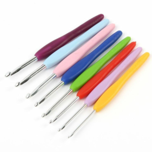 Colored crochet pins