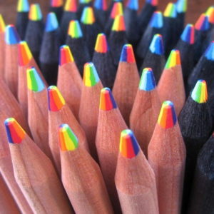 Rainbow pencil